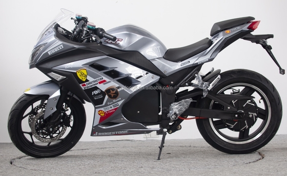 Velocidad máxima 80km/h 17 pulgadas Motocicleta eléctrica 3000W 72V pantalla LCD bicicletas de montaña de tierra