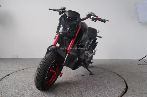 Capacidad de carga máxima de 150 kg 72V Batería de alta velocidad Motocicleta eléctrica para adultos