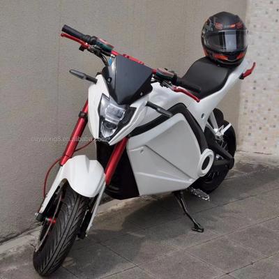 2000W/3000W/5000W Potencia del motor 72V Motocicleta eléctrica para carreras a alta velocidad