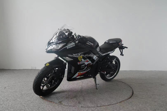 17 pulgadas neumático alta velocidad 3kw 80km por hora Motocicleta con batería
