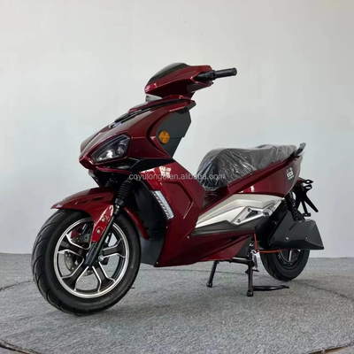 Potente moto eléctrica de 1500W/2000W con doble freno de disco y neumático de 12 pulgadas