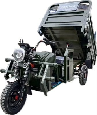 Capacidad de carga útil ≥ 400 kg Vehículos de carga eléctricos triciclos con auto descarga