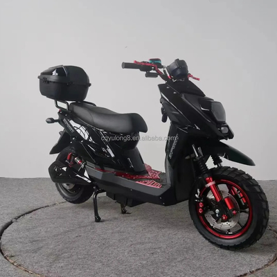 Motocicleta eléctrica de batería de litio sin igual con larga duración de la batería y alta velocidad
