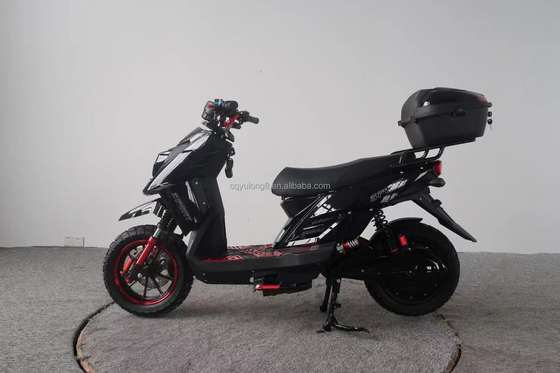 Motocicleta eléctrica de batería de litio sin igual con larga duración de la batería y alta velocidad