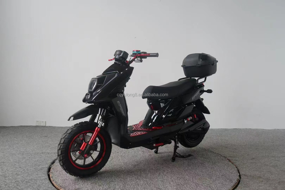 Motocicleta eléctrica de batería de litio sin igual con larga duración de la batería y alta velocidad