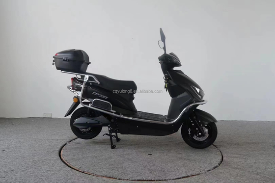 Motocicleta eléctrica de freno de disco con 1000W/2000W/3000W de potencia del motor y neumático 3.0-10