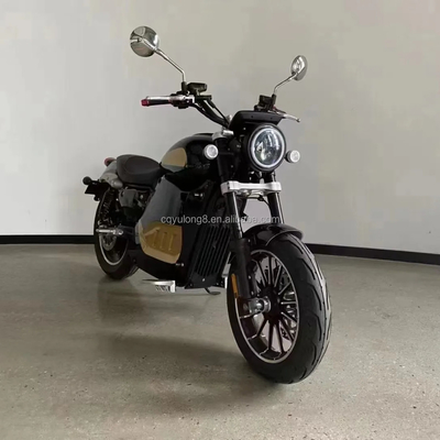 Entrega de motocicletas eléctricas con freno de disco y pantalla LCD 5000W batería reemplazable