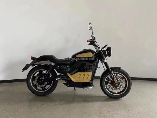 Entrega de motocicletas eléctricas con freno de disco y pantalla LCD 5000W batería reemplazable