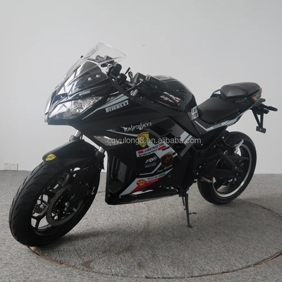Motocicleta eléctrica de carreras de 3000W con certificación CEE y batería de larga duración