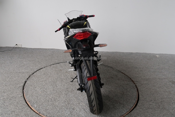 Motocicleta eléctrica de 3000W con potente batería de litio para deportes de carreras y freno de disco