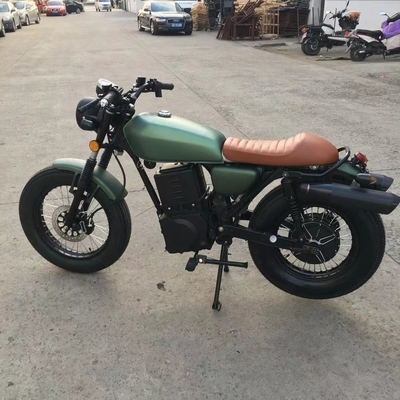 Motocicletas eléctricas retro para viajar en la calle neumático de 10 pulgadas 6-8 horas de tiempo de carga
