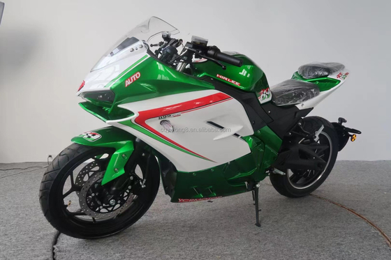 Motocicleta personalizable de 10000W con carga máxima de 300KG y rango de 60-120KM en color clásico