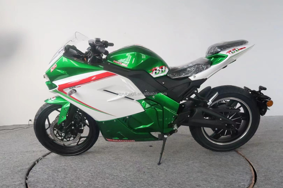 Motocicleta personalizable de 10000W con carga máxima de 300KG y rango de 60-120KM en color clásico
