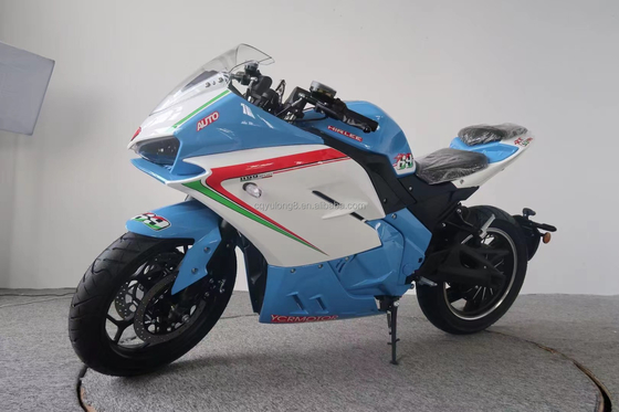 Motocicleta personalizable de 10000W con carga máxima de 300KG y rango de 60-120KM en color clásico