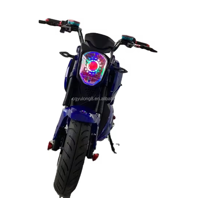 20a Batería de litio 1500w 12 pulgadas 72v Motocicleta eléctrica para adultos carreras de larga distancia