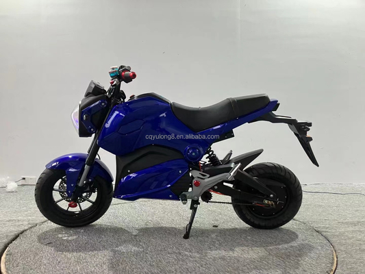 20a Batería de litio 1500w 12 pulgadas 72v Motocicleta eléctrica para adultos carreras de larga distancia