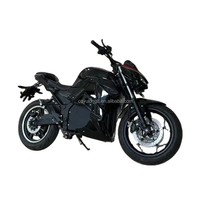 Motocicletas eléctricas de 72 V y 3000 W con motor de cepillado y neumático delantero 110/70-17