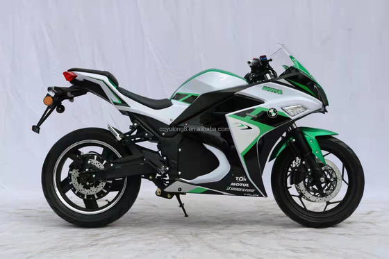Carga máxima 200 kg Motocicletas eléctricas de carreras con motor de 3000w y batería de litio