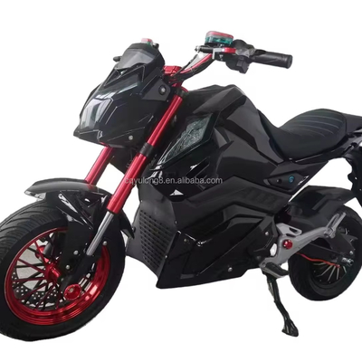 10/12 pulgadas Tamaño del neumático Motocicleta de carreras CEE Moped Motocicletas eléctricas con batería de 72V