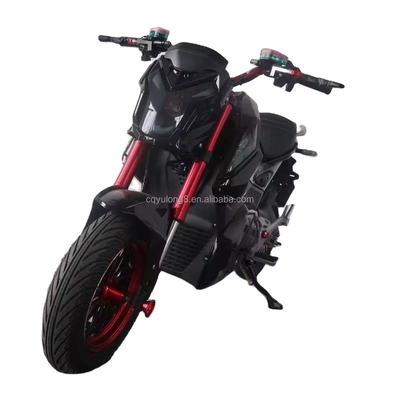 Motocicleta eléctrica todoterreno personalizada con velocidad máxima de 80 km/h y batería de litio