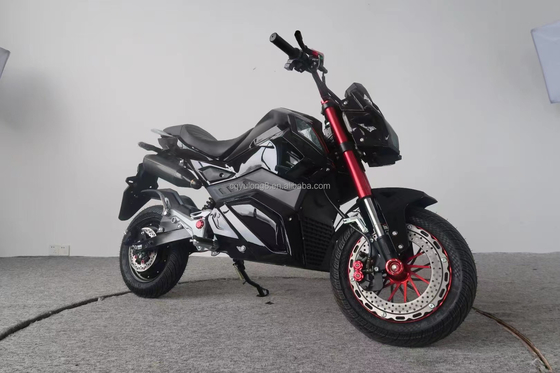 Motocicleta eléctrica todoterreno personalizada con velocidad máxima de 80 km/h y batería de litio