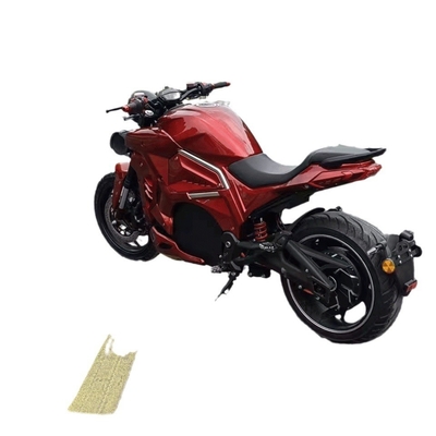 Motocicleta eléctrica de carreras personalizada de 72v 3000W 5000W con freno de disco y enfriamiento por agua
