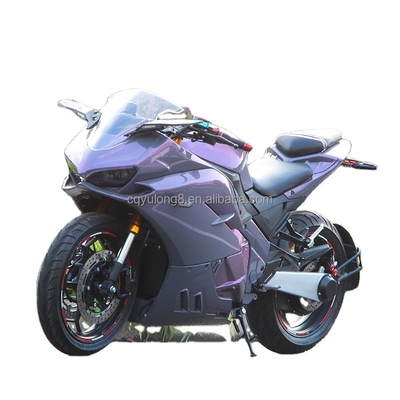 Motocicleta eléctrica de motor mediano con neumático de 17 pulgadas y configuración final de alcance de 80-120KM
