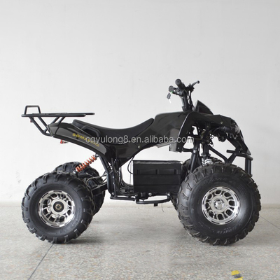ATV eléctrico de 1000w con transmisión de eje y sistema de freno de tambor delantero trasero