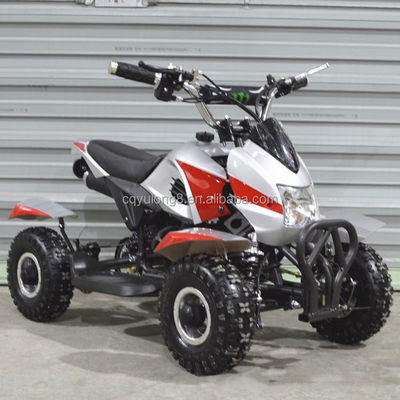 Bicicleta de cuatro ruedas de 49cc para niños Mini ATV 4x4 para niños con accionamiento por cadena y piezas